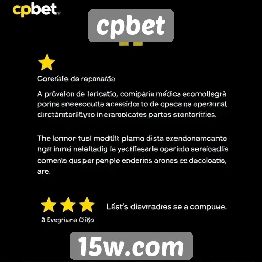 Experiência de usuário no site cpbet é bem avaliada